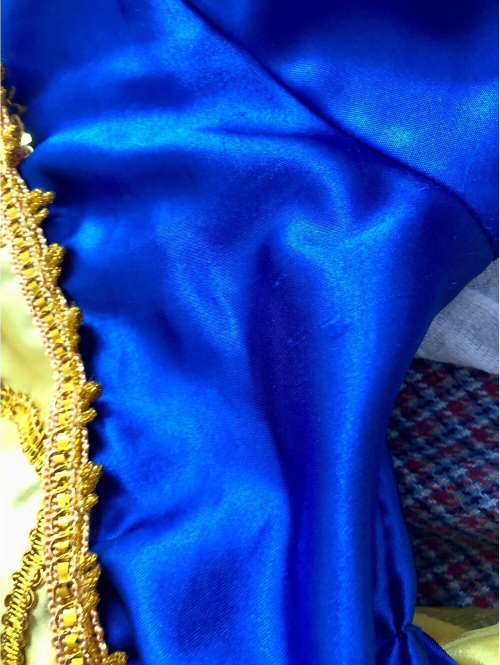 Snow White Costume Unbranded Disney Princess Size 6 years old Yellow Blue Dress - Picture 7 of 9